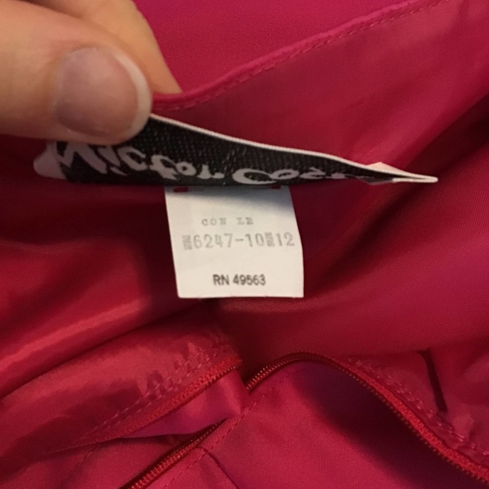 Vintage Victor Costa Barbie pink strapless gown with large bow - Picture 5 of 9